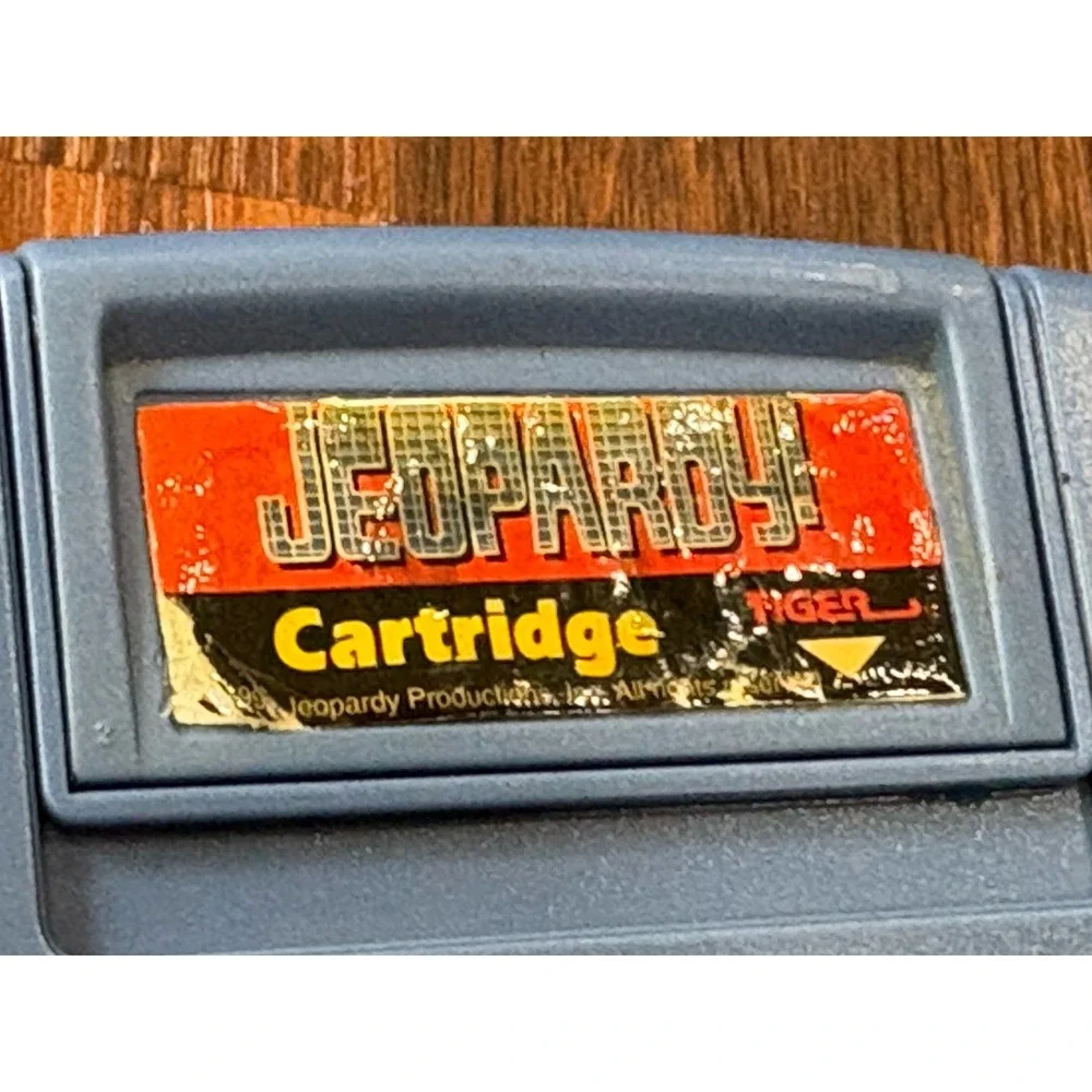 Vintage Tiger‎ Electronics Jeopardy Handheld Game with Cartridge Working